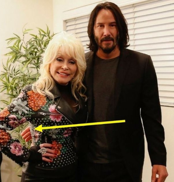 With Dolly Parton, not touching