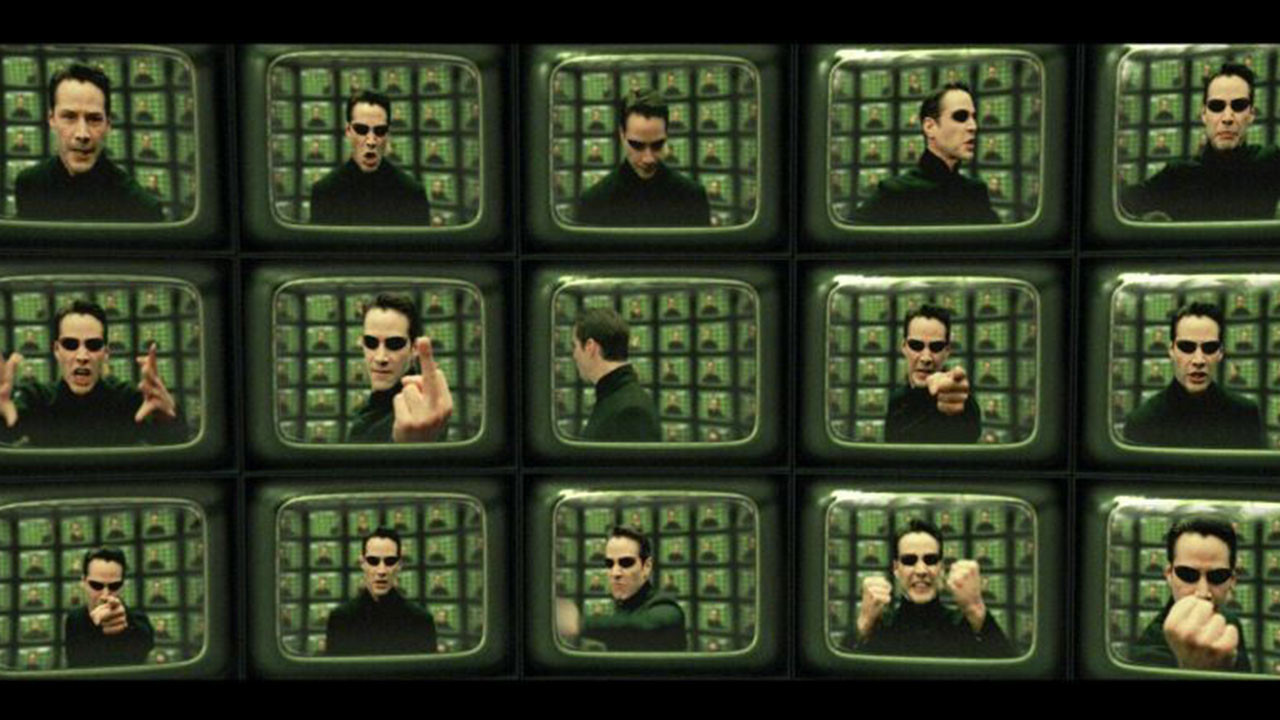 Lots of Neos on tv screens