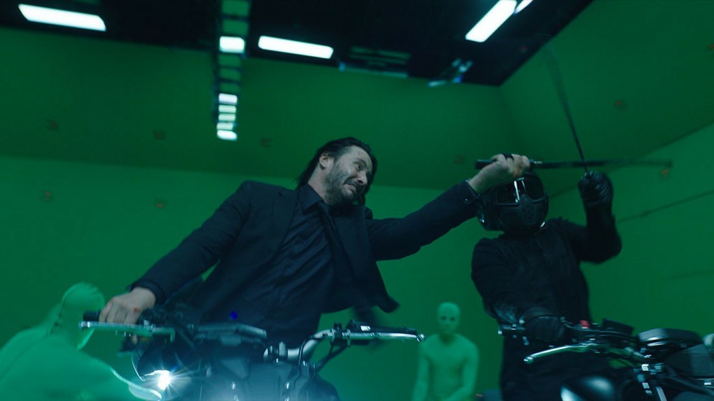 Green screen in a Wick