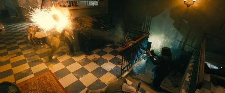 Someone getting the fire gun in John Wick