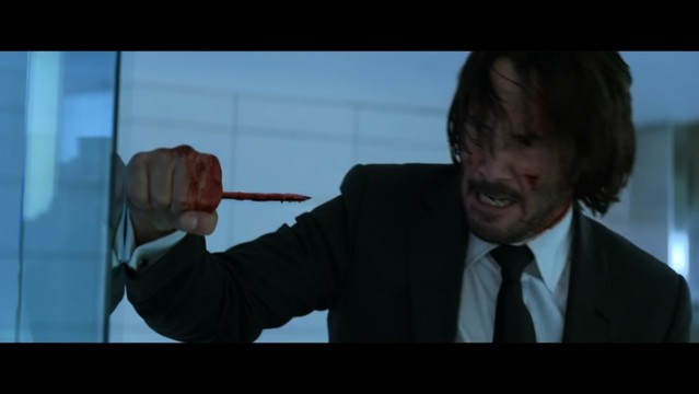 John killing someone with a pencil