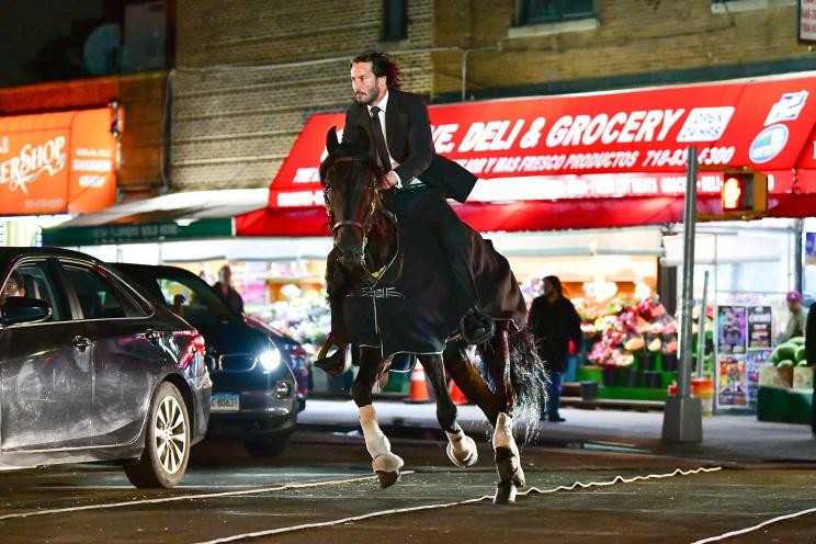 John Wick on a horse
