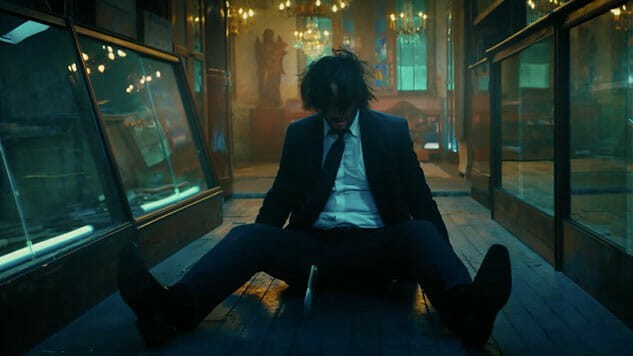 A knife just missed him in the tender parts