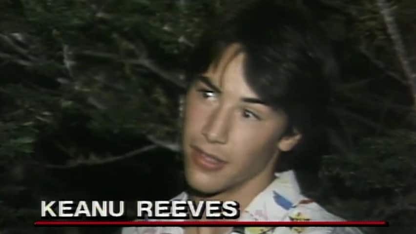 Young Keanu on tv